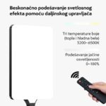 Led Panel svetlo sa tripodom - Slika 4