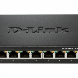 LAN Switch D-Link DGS-108GL/E 10/100/1000Mbps 8port Metal Gigabit