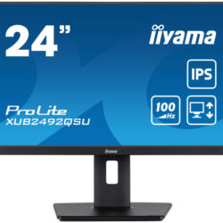 Monitor 23.8" Iiyama XUB2492QSU-B1 IPS 2560x1440/100Hz/0.5ms/HDMI/DP/USB/zvučni