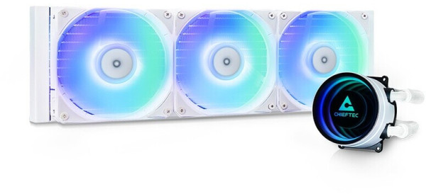 44108 CPU Hladnjak Chieftec Iceberg 360 RGB, BELI CLC-360-RGB-W - Slika 1