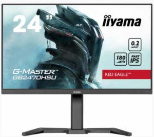 Monitor 23.8" Iiyama GB2470HSU-B6 IPS 1920x1080/180Hz/0.2ms/HDMI/DP/USB/zvučnici