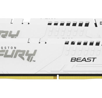 RAM DIMM DDR5 64GB (2x32GB) 5600MHz KINGSTON KF556C40BWK2-64 Fury Beast White