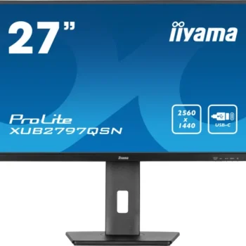 Monitor 27" Iiyama XUB2797QSN-B2 IPS 2560x1440/100Hz/1ms/HDMI/DP/USB/zvučnici