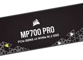 SSD M.2 NVMe Corsair 1TB MP700 PRO Gen5x4 9600/11700MB CSSD-F1000GBMP700PNH