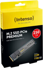 SSD M.2 NVMe Intenso Gen.3x4 250GB 3835440 Read 2100MBs/Write 1100MBs