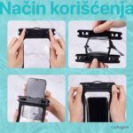 Vodootporna torbica Pluginn 7.2" crna - Slika 2