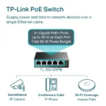 LAN Switch TP-LINK TL-SG105PE 5port 10/100/1000Mbps/4PoE/Metal - Slika 8