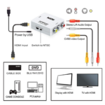 Adapter Box HDMI na AV JWD-H7 - Slika 4