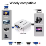 Adapter Box VGA na HDMI JWD-H2 - Slika 3