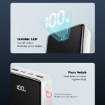 Back up baterija LDNIO PQ22 20000mah, 22.5W, crno bela - Slika 4