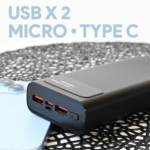 Power bank prenosiva baterija Oxpower PD21 20000mAh crna - Slika 2
