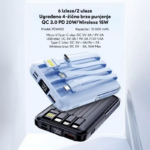 Back up baterija Oxpower PDW 102 10000 mAh crna - Slika 3