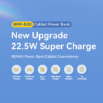 Power bank prenosiva baterija REMAX Suji Series RPP-500 20W+22.5W PD+QC 10000mAh ljubicasta - Slika 2