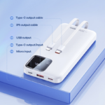Power bank prenosiva baterija REMAX Suji Series RPP-500 20W+22.5W PD+QC 10000mAh ljubicasta - Slika 4