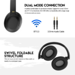 Bluetooth slusalice Fantech GO Vibe WH05 crne - Slika 5