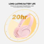 Bluetooth slusalice Fantech GO Vibe WH05 pink - Slika 2