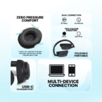 Bluetooth slusalice Fantech GO Vibe WH05A crne - Slika 3