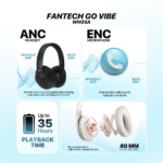 Bluetooth slusalice Fantech GO Vibe WH05A crne - Slika 4