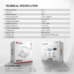 Bluetooth slusalice Fantech Wave 12 bele - Slika 4