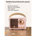 Bluetooth zvucnik HM11 roze - Slika 3