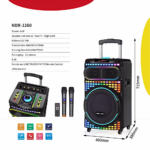 Bluetooth zvucnik NDR-1260 80W crni - Slika 3