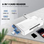 Univerzalni čitač kartica sa USB i Type-C konektorom 6u1 - Slika 7