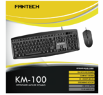 Combo mis i tastatura Fantech KM-100 crni - Slika 2