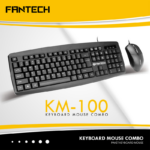 Combo mis i tastatura Fantech KM-100 crni - Slika 3