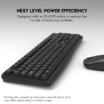 Combo mis tastatura wireless Fantech WK-894 crni - Slika 4