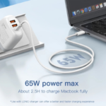 Data kabl LDNIO LC902-C 65W Type C na Type C beli 2m - Slika 2