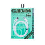 Data kabl REMAX Chelectricy Series 30W PD Fast Charging RC-C010 Type C na Type C beli - Slika 4