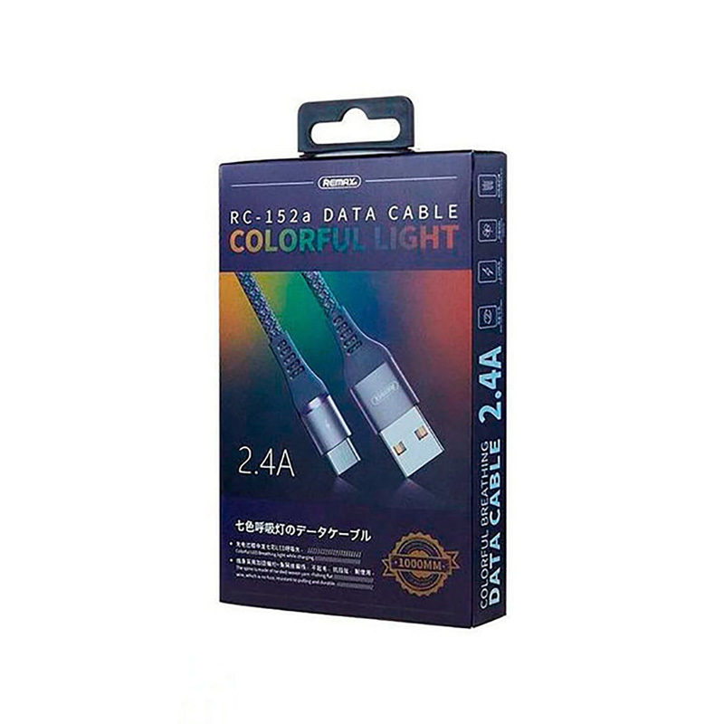 Data kabl REMAX Colorful RC-152a Type C sivi 1m - Slika 4