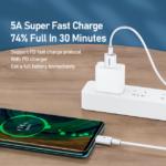 Data kabl REMAX RC-175c 100W PD Fast-charging Type C na Type C beli - Slika 5