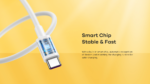 Data kabl REMAX RC-191 Fast Charging PD 65W Type C na Type C beli - Slika 3