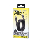 Data kabl REMAX Velocity CB25 Fast charging 240W Type C na Type C 240W 1.2m crni - Slika 3