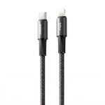Data kabl REMAX Velocity CB25 Fast charging 30W Type C na iPhone lightning 1.2M crni - Slika 5