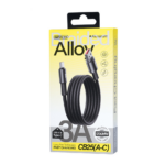 Data kabl REMAX Velocity CB25 Fast charging 3A USB na Type C 1.2M crni - Slika 2