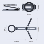 Desktop drzac za mobilni telefon magnetic D65 mini tripod - Slika 4