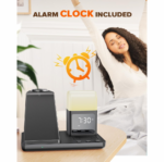 Desktop drzac za mobilni telefon Z18 6u1 (wireless punjac za mobilni telefon, slusalice i Apple smart watch) - Slika 3
