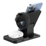 Desktop drzac za mobilni telefon Z5G 3u1 (wireless punjac za mobilni telefon, slusalice i Apple smart watch) - Slika 5