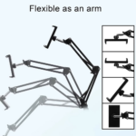 Desktop drzac za tablet J4 crni - Slika 5
