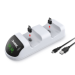 Dobe TP5-0506 stalak-punjač za dva gamepada PS5 beli - Slika 2