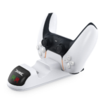 Dobe TP5-0506 stalak-punjač za dva gamepada PS5 beli - Slika 4