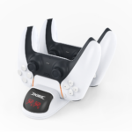 Dobe TP5-0506 stalak-punjač za dva gamepada PS5 beli - Slika 6