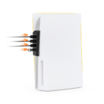 Dobe TP5-0576 USB HUB za PS5 crni - Slika 5