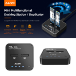 Docking station MAIWO K3016P2, Type C 3.2 na 2x M.2 NVMe clone crni - Slika 8