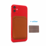 Drzac za kartice Leather Wallet svetlo braon - Slika 2