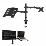 Drzac za monitor + laptop podesivi crni