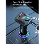 FM transmiter C43 USB, QC 3.0 Bluetooth 5.0, handsfree crni - Slika 5