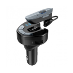 FM transmiter V8 USB TF Bluetooth 5.0 12-24V handsfree crni - Slika 5